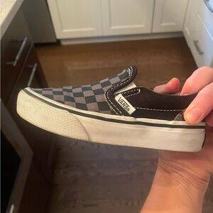 Vans Kids Checkerboard Slip-On Shoes little kids size 10.5